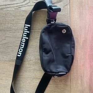lululemon athletica Black Belt Bag Compact and Stylish